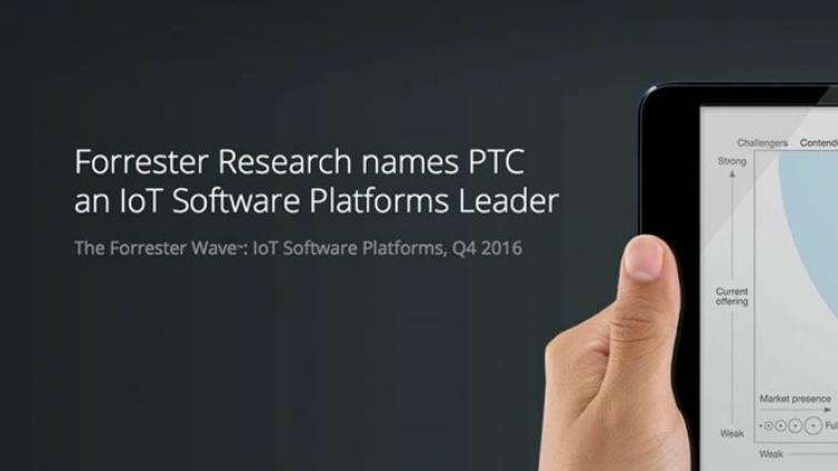 PTC被顶级独立研究机构评为物联网软件平台领导者 ThingWorx在现有产品类别中名列榜首